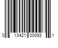 Barcode Image for UPC code 013421000931