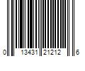 Barcode Image for UPC code 013431212126