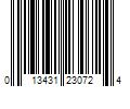 Barcode Image for UPC code 013431230724