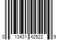 Barcode Image for UPC code 013431425229