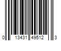 Barcode Image for UPC code 013431495123