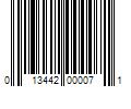 Barcode Image for UPC code 013442000071