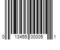 Barcode Image for UPC code 013455000051