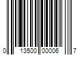 Barcode Image for UPC code 013500000067