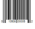 Barcode Image for UPC code 013508000052