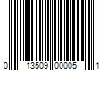 Barcode Image for UPC code 013509000051