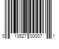 Barcode Image for UPC code 013527000071