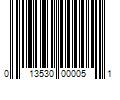 Barcode Image for UPC code 013530000051