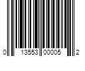 Barcode Image for UPC code 013553000052