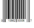 Barcode Image for UPC code 013562000067