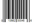 Barcode Image for UPC code 013562000456