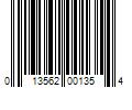 Barcode Image for UPC code 013562001354