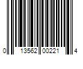 Barcode Image for UPC code 013562002214