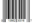 Barcode Image for UPC code 013562300167