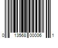 Barcode Image for UPC code 013568000061