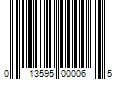 Barcode Image for UPC code 013595000065