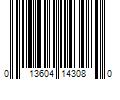 Barcode Image for UPC code 013604143080