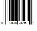 Barcode Image for UPC code 013618250651