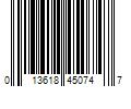 Barcode Image for UPC code 013618450747