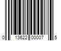 Barcode Image for UPC code 013622000075