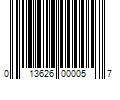 Barcode Image for UPC code 013626000057