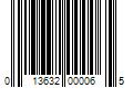 Barcode Image for UPC code 013632000065