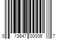 Barcode Image for UPC code 013647000067