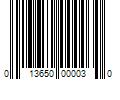 Barcode Image for UPC code 013650000030