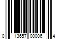 Barcode Image for UPC code 013657000064