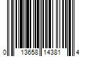 Barcode Image for UPC code 013658143814