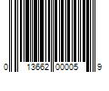 Barcode Image for UPC code 013662000059