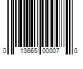 Barcode Image for UPC code 013665000070