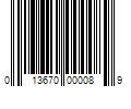 Barcode Image for UPC code 013670000089