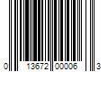 Barcode Image for UPC code 013672000063