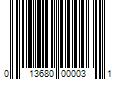 Barcode Image for UPC code 013680000031