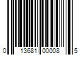 Barcode Image for UPC code 013681000085