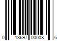 Barcode Image for UPC code 013697000086