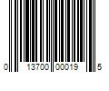 Barcode Image for UPC code 013700000195