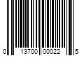 Barcode Image for UPC code 013700000225