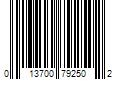 Barcode Image for UPC code 013700792502