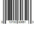 Barcode Image for UPC code 013700806513