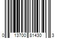 Barcode Image for UPC code 013700814303