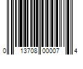 Barcode Image for UPC code 013708000074