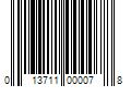 Barcode Image for UPC code 013711000078