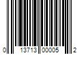 Barcode Image for UPC code 013713000052