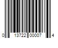 Barcode Image for UPC code 013722000074