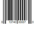 Barcode Image for UPC code 013740000070