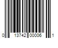 Barcode Image for UPC code 013742000061