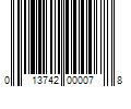 Barcode Image for UPC code 013742000078