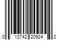 Barcode Image for UPC code 013742209242